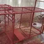 مصيده كبيره ثلاث اقفاص للحيونات اكرمكم الله