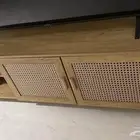 طاوله تلفزيون وطاولتين جانبيه للبيع