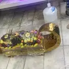 صواني لتقديم الفواكه بأشكال متنوعه لزوجات والمناسبات الخاصه