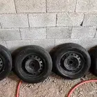 للبيع جنوط حديد وكاله مقاس 15 مع كفرات