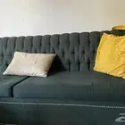 3 قطع كنب   مخدات ومراية مدخل وكرسين مدخل وستارة صاله