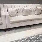 كنب 14 شخص لون بيج   ستارة