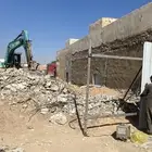 بوكلينات للايجار هدم بيوت مباني حفر ارضيات برك