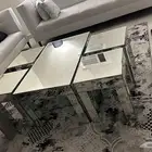 طاولات ضيافه زجاج مستعمله