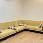 كنب حرف L بحاله ممتازه جدا   طاولة TV   ركن قهوه .. للجادين