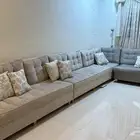 كنب صاله كبير   مع 8 مخدات
