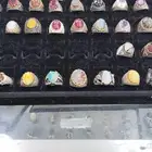 احجار كريمه طبيعي وفضى ايطالي عيار 925