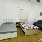 Furnished family flat for rent 2 rooms   kitchen and toilet