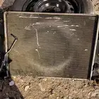 طاسه كفر مع جنط وشمعه اماميه وكشافين