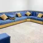 مجلس طراز مغربي جديد جدا  ونظيف