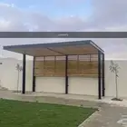 مظلات جلسات خشبيه كاسره للشمس