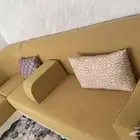 كنب ليموني وخدمته وقلاية وفرن كهربائي