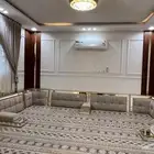 كنب جلسه ارضيه مع الفرشه والستاره