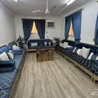 مجلس 6في4 مع 3 ستائر اخو الجديد من 8 اشهر