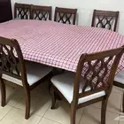 طاولة طعام 8 كراسي خشب ثقيل