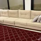 كنب اللون بيج جميل