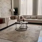 طقم كنب حرف L مع طاولات