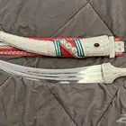 جنبيه ذريع فضه خالص عليها عقيق يمني
