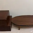 اثاث طاولات ارضيه خشب تفصيل ثقيل وجوده