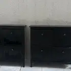 دولاب أحذية خشب الون اسود سليمه لاتشكو من شي على السوم ببيع