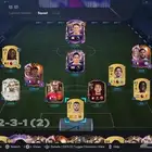 حسابب للبيع فيفا26fc فيه مليون كوينز وتشكيلة قويه