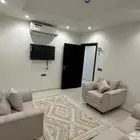 شقه غرفة وصالة ومطبخ موثثه فاخرة
