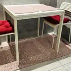 طاولة طعام مع كراسي من ايكيا- Dining table with chairs