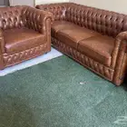 كنب جلد فاخر مكتبي