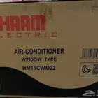 مكيف شباك للبيع جديد 18 وحدة السعر 1000