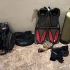 عدة أدوات غوص Diving اسطوانة أوكسجين و بي سي دي BCD