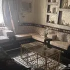 كنب للبيع مع الستاره طقم ب800