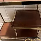 عربيه خشبيه نضيفه بدون عيوب ثلاث طوابق ذهبيه