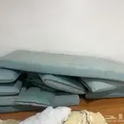 كراسي خشب للحوش 2 مفرد و2 مزوج مع المخاد موقعها عرجا