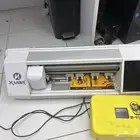 مكينة قص حمايات  مكينة ليزر تكتب على الجرابات و اللكواب