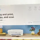 طابعة hp جديدة مع ملحقاتها