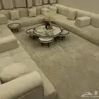 اثاث كنب وثريا وستاره وفرشه وطاوله