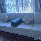 كنب حرف l مقاس 2 5 في 5 فيه حرق بسيط موضح بالصور