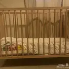 سرير ايكيا نظيف جدا مع مرتبه جديده