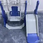 زحليقه مع مرجيحه العاب أطفال شبه جديده