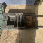 وجار مع مجرى وباب حديد مع حلقه