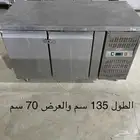 معدات مطعم مطبخ ثلاجه تحضير كونتر ثلاجات طاوله ثلاجة ستيل