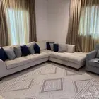 كنب حرف L تركي من انزا هوم مع كرسيين