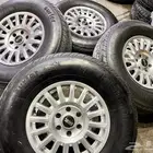 جنوط oz نيسان بلاتينيوم مع كفرات هامان مقاس 900 17  24