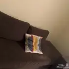 كنب قطعتين ومرايه من هوم سنتر للبيع