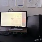 كمبيوتر hp مع جميع ملحقاته و الشاشه