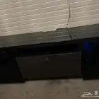 اثاث سرير ينفتح يصير نفرين مع المرتبه وطاولة تلفاز ودولاب