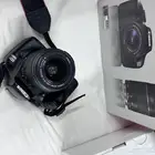 كاميرا كانون شبه الجديده مع اغراضها كامله