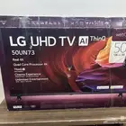 شاشة ال جي 50 بوصة مكسورة مع الريموت