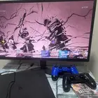 سوني 4 تيرا مع يدين 1 مع شاشة LG LE