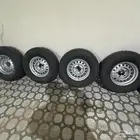 كفرات دنلوب مضلع مع الجنوط 5